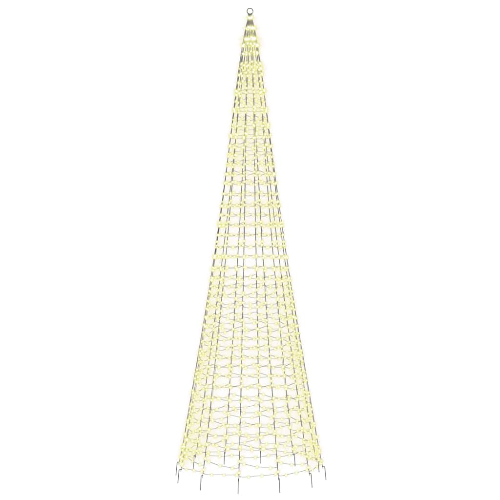 LED-jõulupuu 1534 LED-i soe valge 500 cm