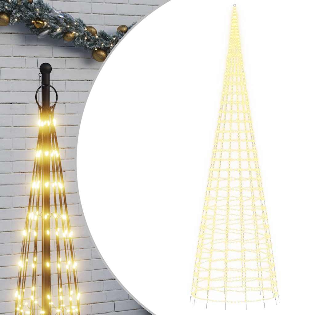 LED jõulupuu, soe valge, 3000 LEDi, 800 cm