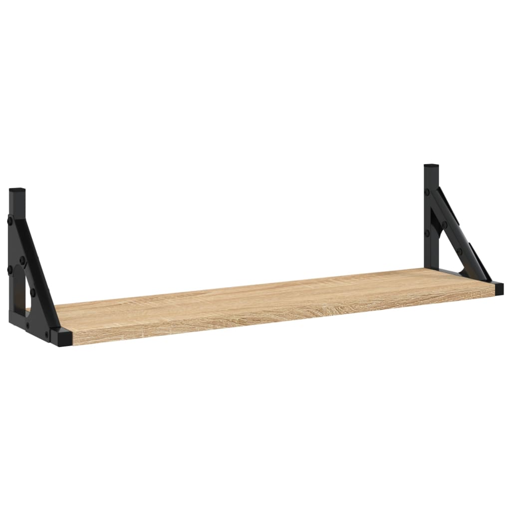 Seinariiulid 2 tk, Sonoma tamm, 60 x 15 x 15,5 cm