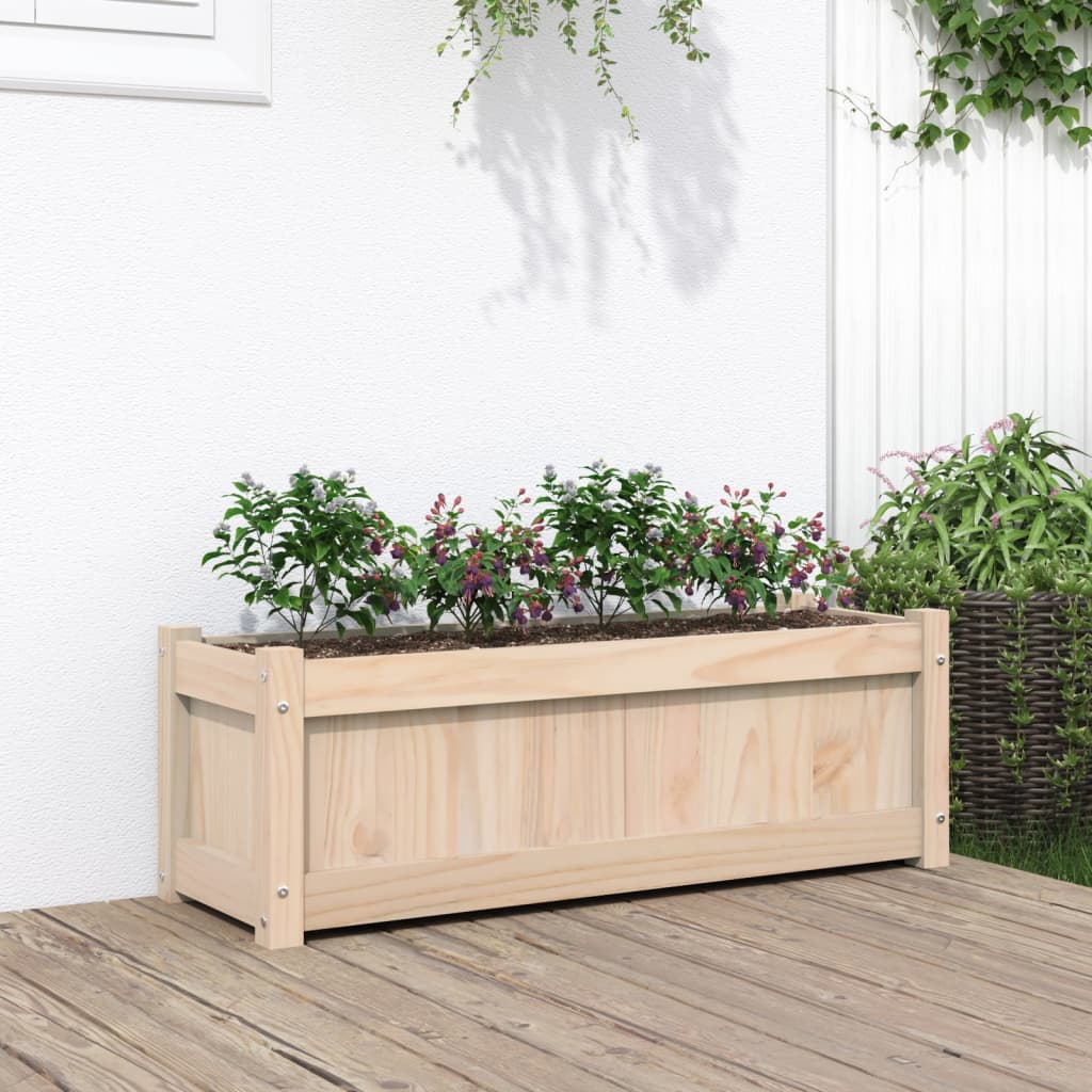 Aia taimekast, 90 x 31 x 31 cm, männipuit