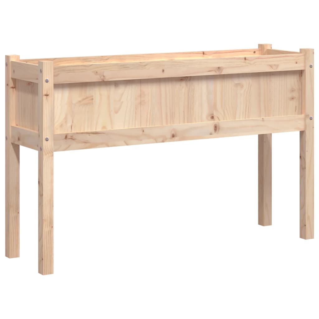 Jalgadega aia taimekast, 110x31x70 cm, männipuit