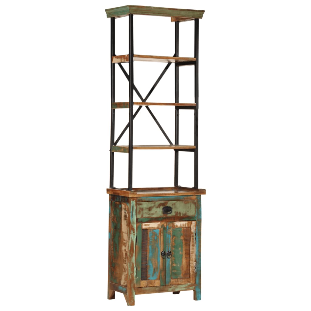 Kõrge kapp, 55 x 30 x 180 cm, taastatud puit
