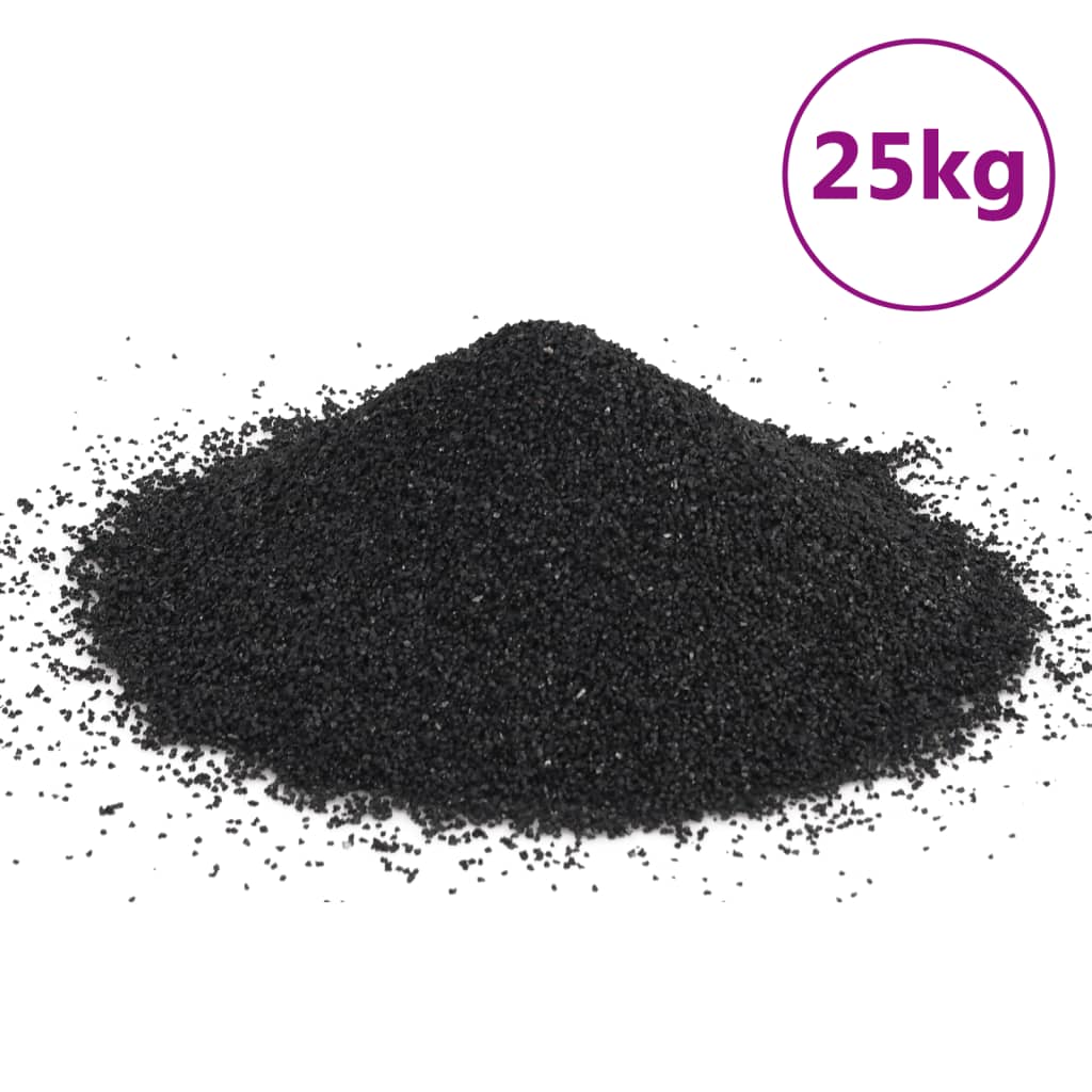 Akvaariumiliiv, 25 kg, must, 0,2-2 mm