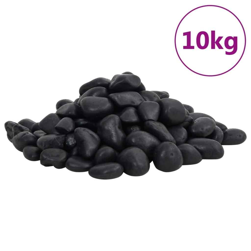 Poleeritud veerkivi 10 kg, must, 2-5 cm