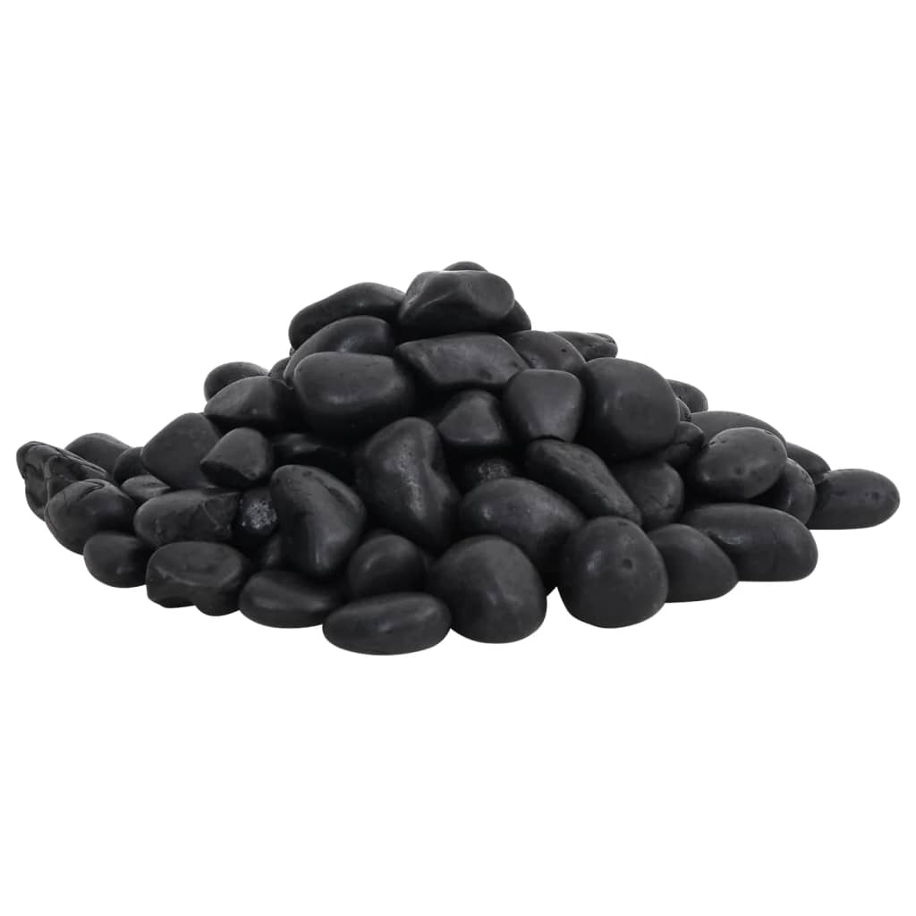 Poleeritud veerkivi 25 kg, must, 2-5 cm