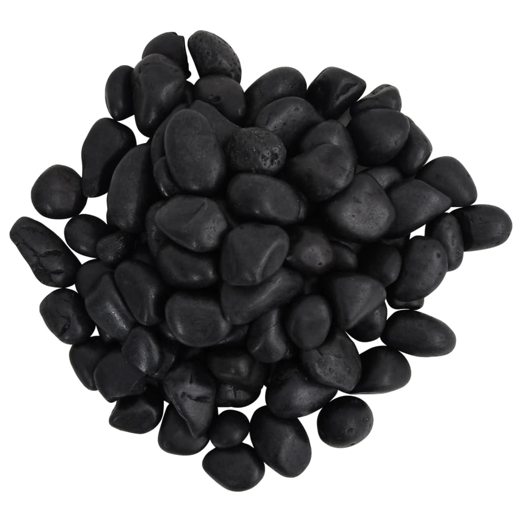 Poleeritud veerkivi 25 kg, must, 2-5 cm