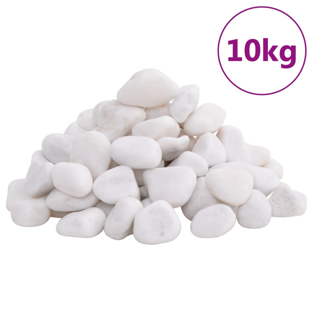 Poleeritud veerkivi 10 kg, valge, 2-5 cm