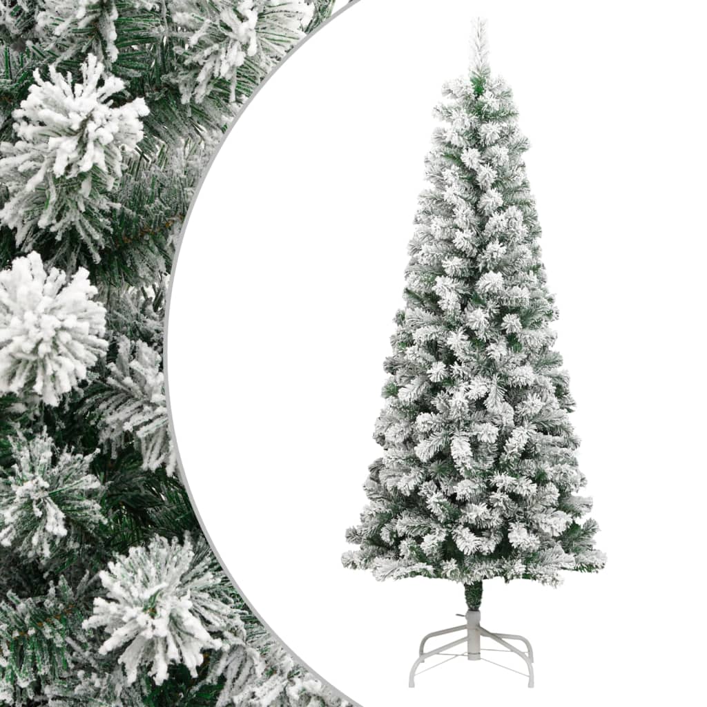 Kunstkuusk lumiste okstega, 210 cm