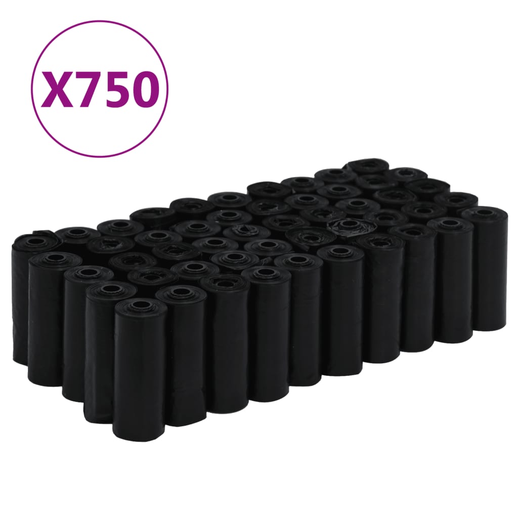 Koera kakakotid 750 tk, must, 30x20 cm PE