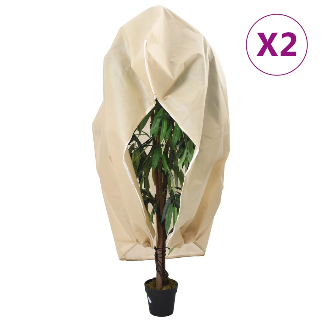 Lukuga taime fliiskatted 2 tk, 70 g/m², 1,55x1,55 m