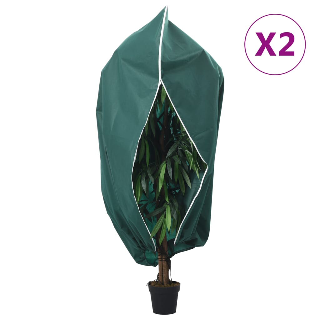 Lukuga taime fliiskatted 2 tk, 70 g/m², 1,55x1,55 m