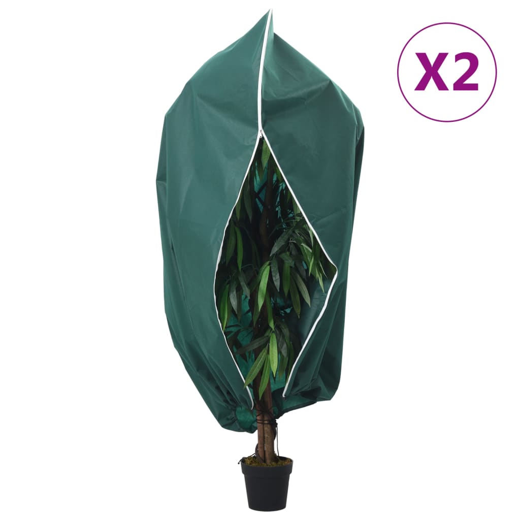 Lukuga taime fliiskatted 2 tk, 70 g/m², 1,2 x 1,8 m