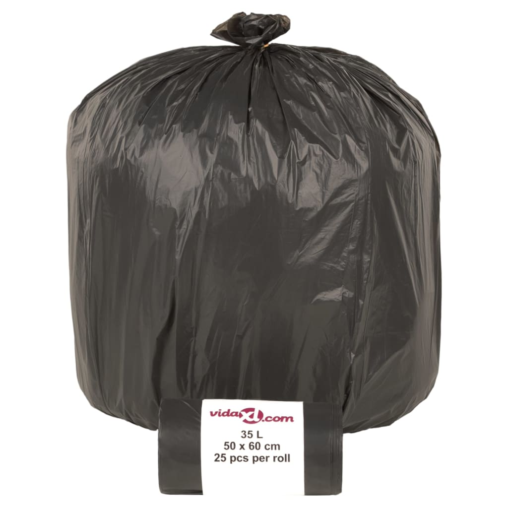 Prügikotid, 250 tk, must, 35 l