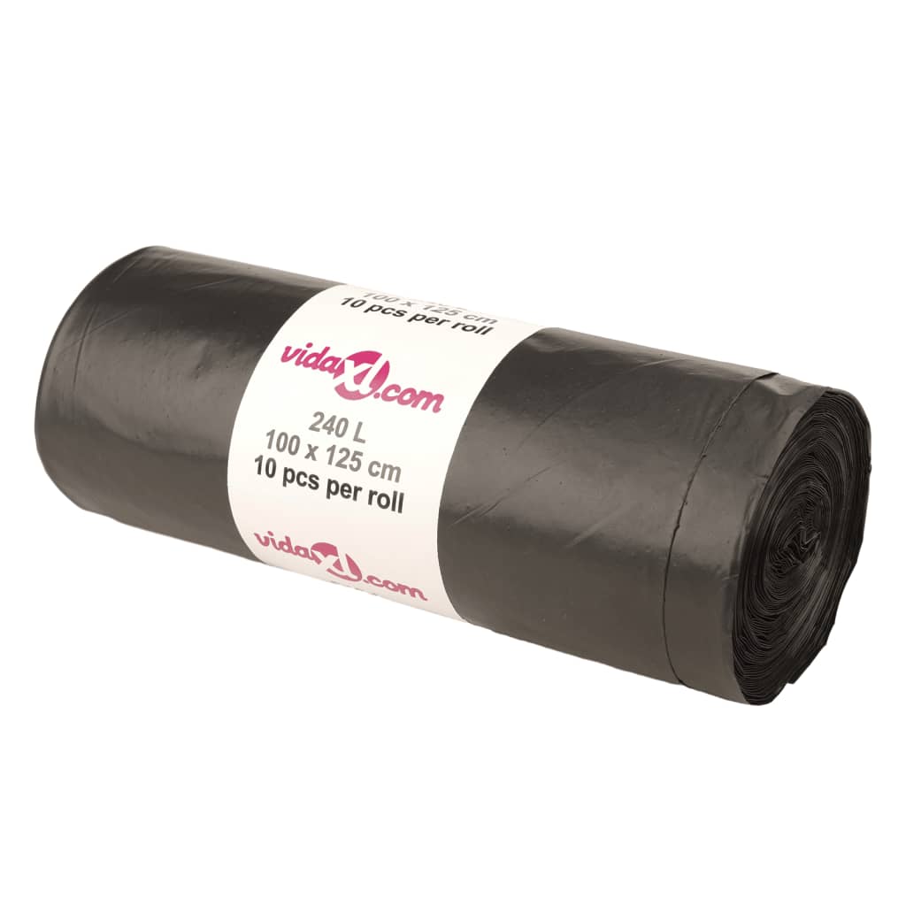 Prügikotid, 150 tk, must, 240 l