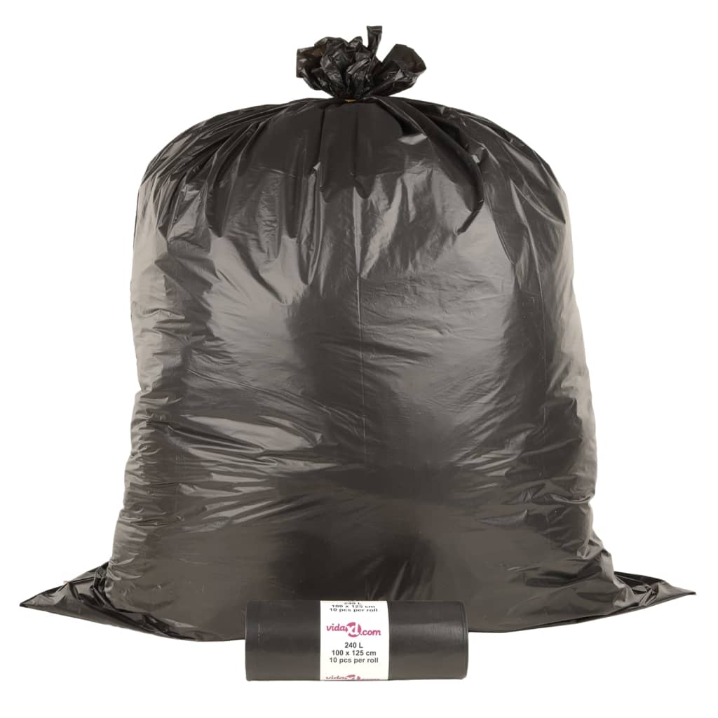 Prügikotid, 150 tk, must, 240 l