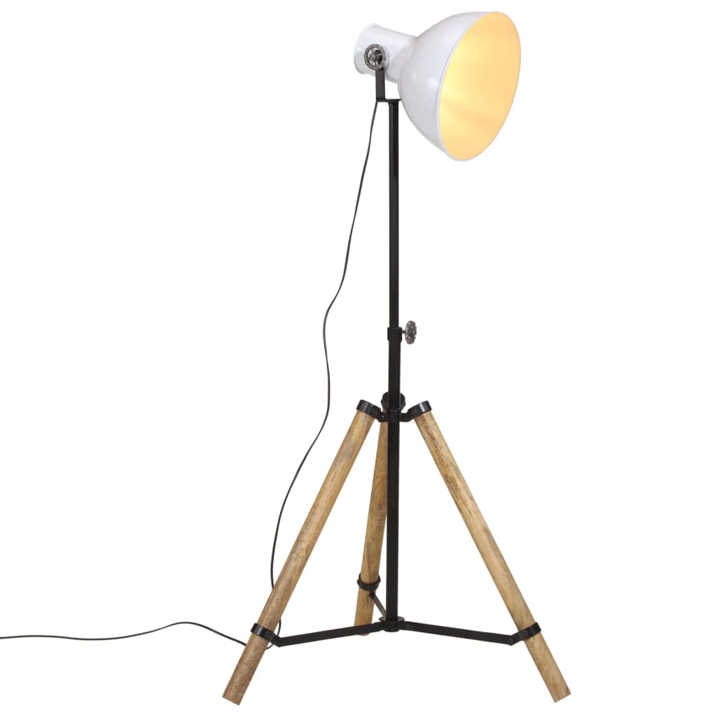 Põrandalamp, 25 W, valge, 75 x 75 x 90-150 cm, E27