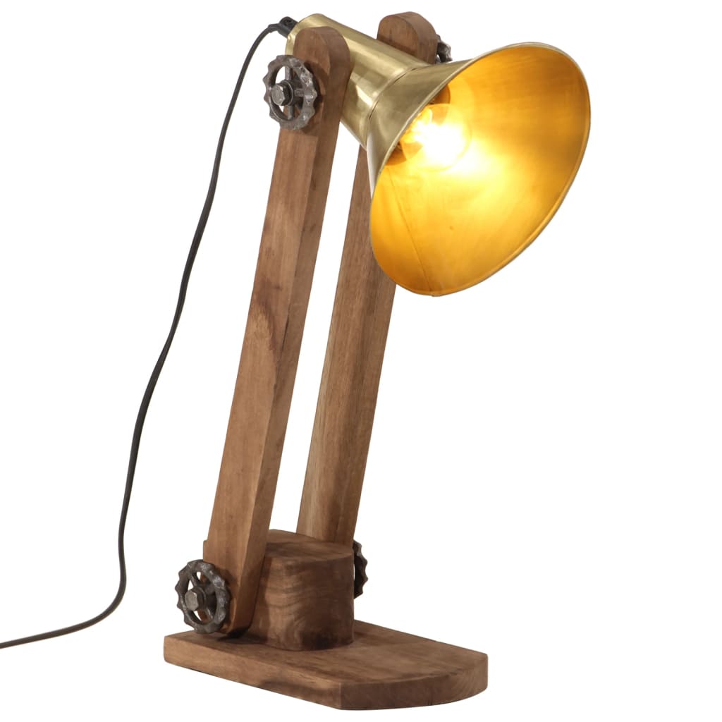 Laualamp, 25 W, antiik, messing, 23x13x52 cm, E27