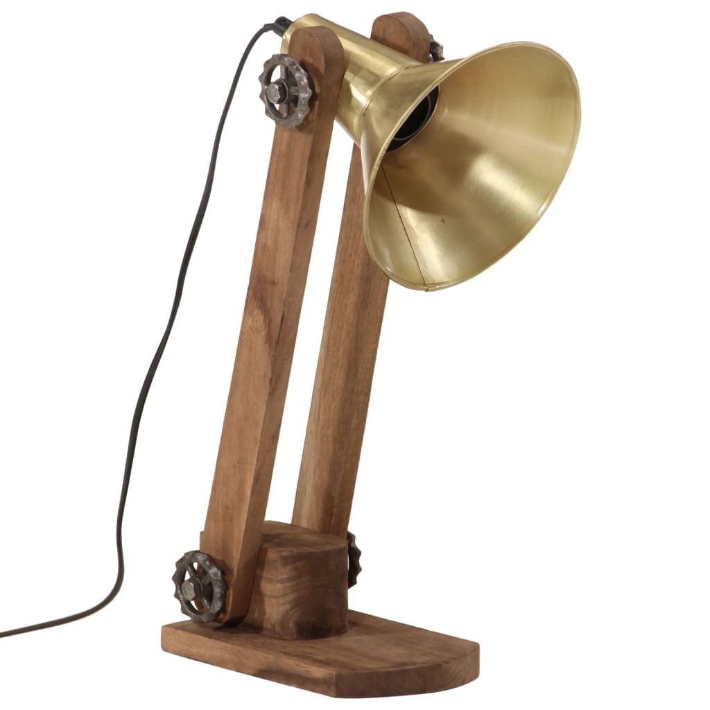 Laualamp, 25 W, antiik, messing, 23x13x52 cm, E27