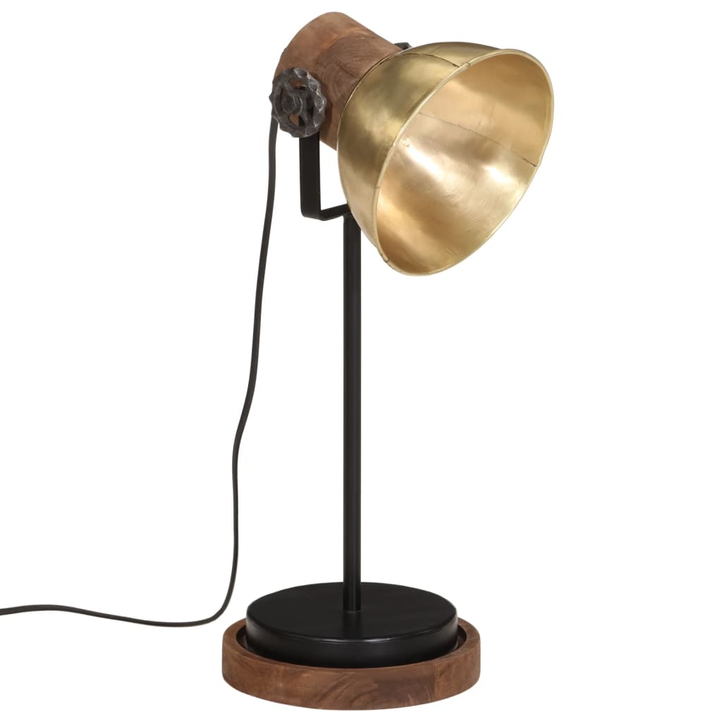 Laualamp, 25 W, antiik, messing, 17x17x50 cm, E27