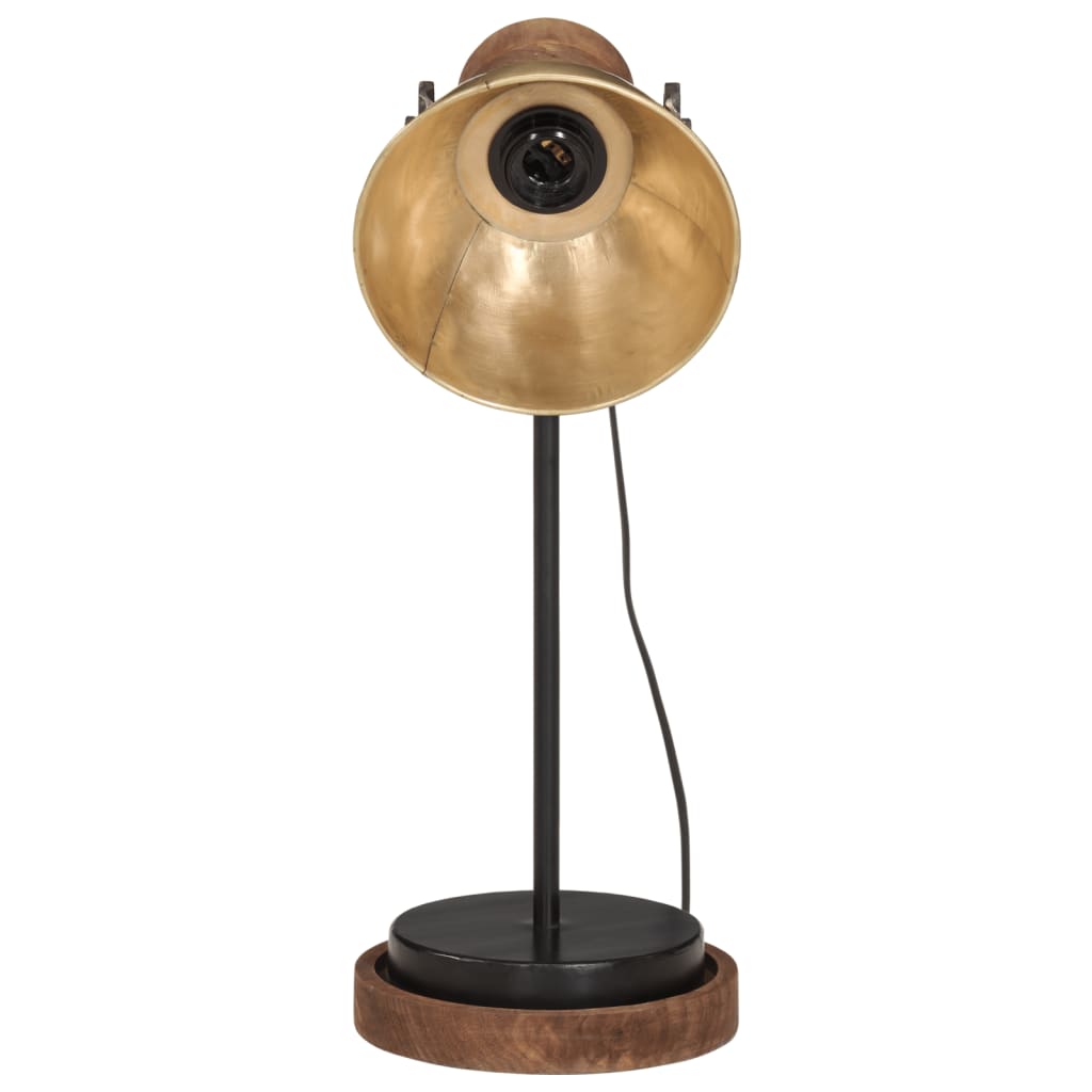 Laualamp, 25 W, antiik, messing, 17x17x50 cm, E27