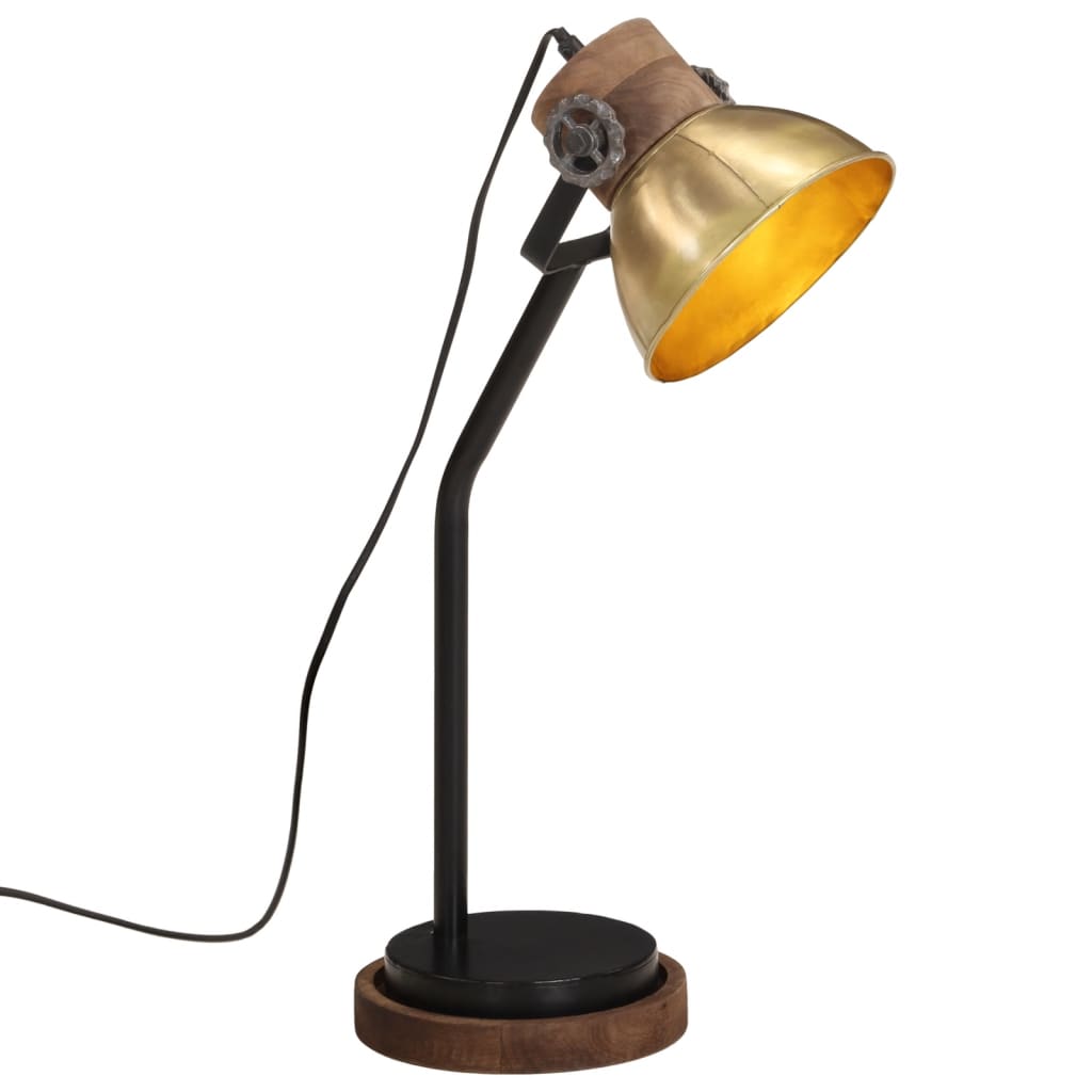 Laualamp, 25 W, antiik, messing, 18x18x60 cm, E27