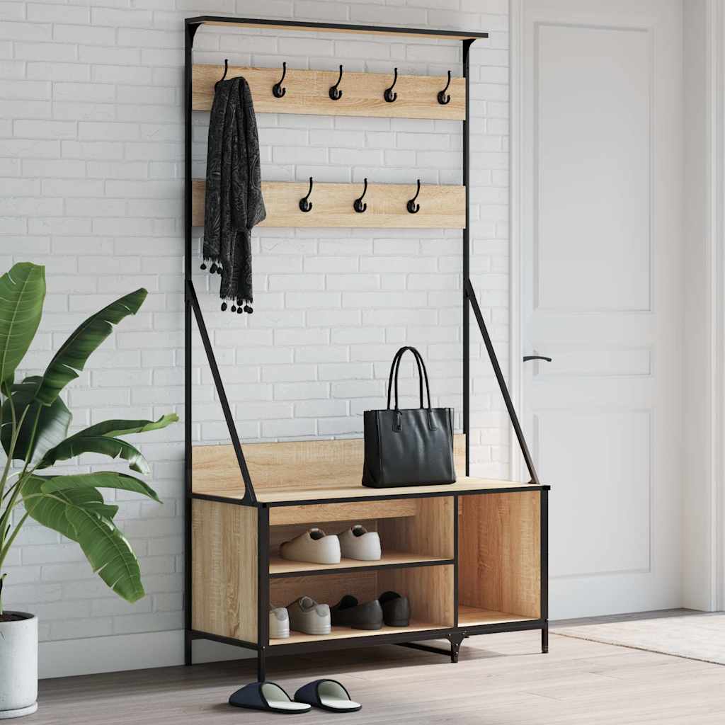 Riidenagi koos kingariiuliga, Sonoma tamm, 100 x 41 x 184 cm