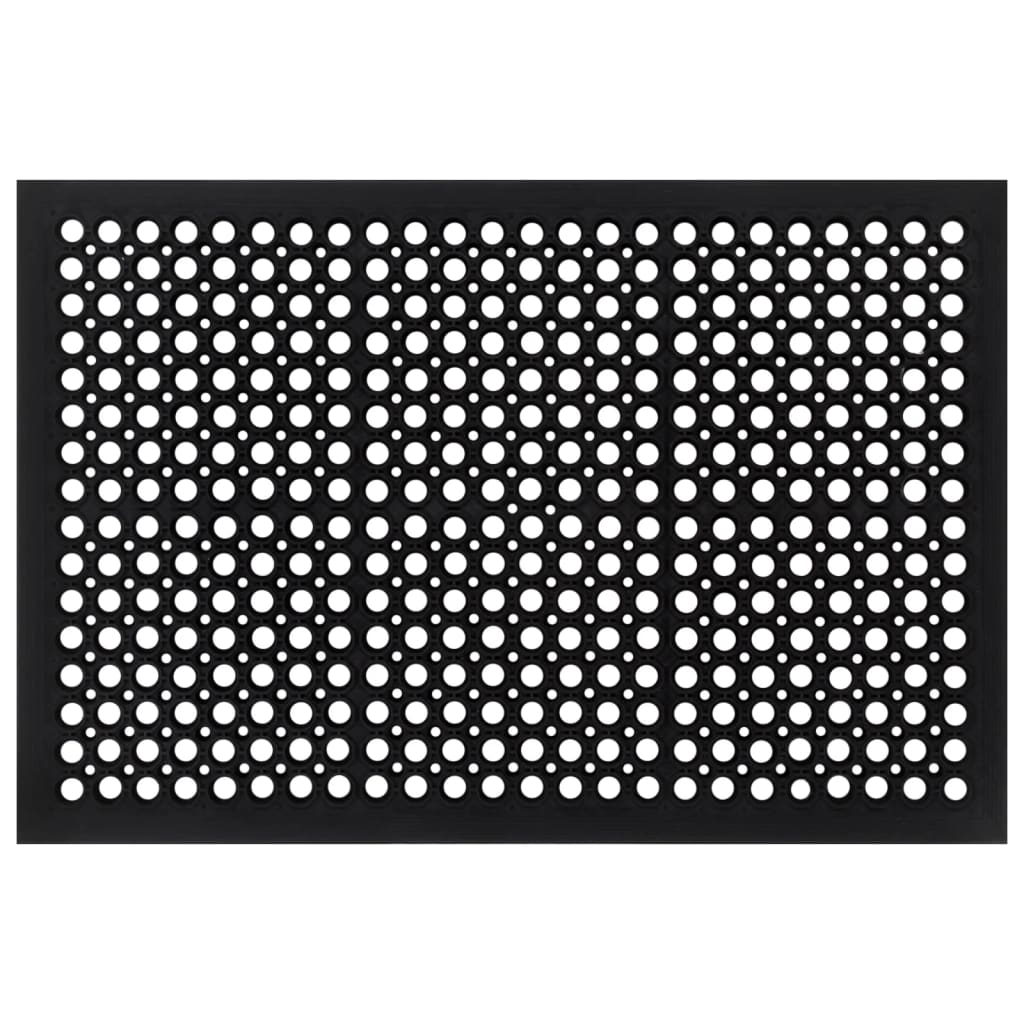 Uksematt, ristkülik, 60x90 cm, kumm