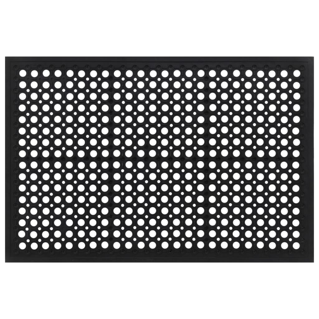 Uksematt, ristkülik, 60x90 cm, kumm
