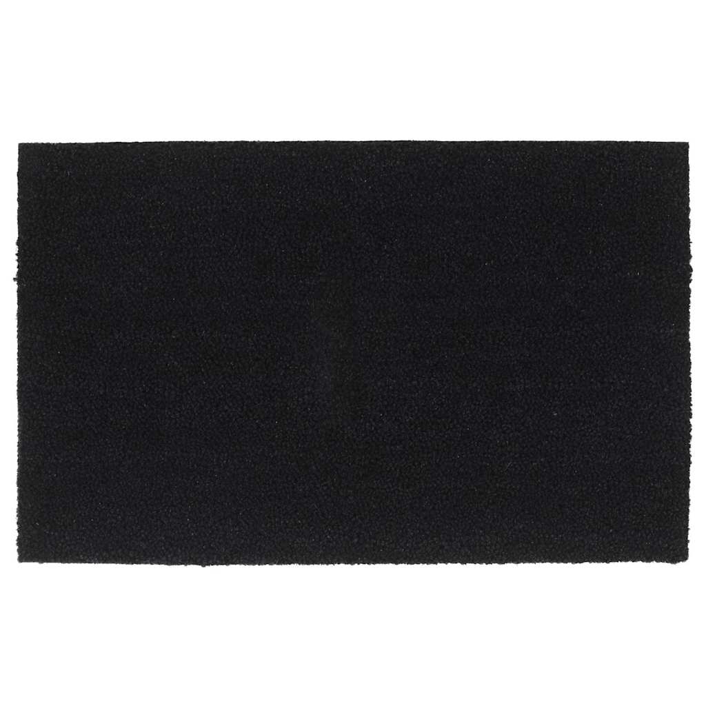 Uksematt, must, 50x80 cm, flokeeritud kookoskiud