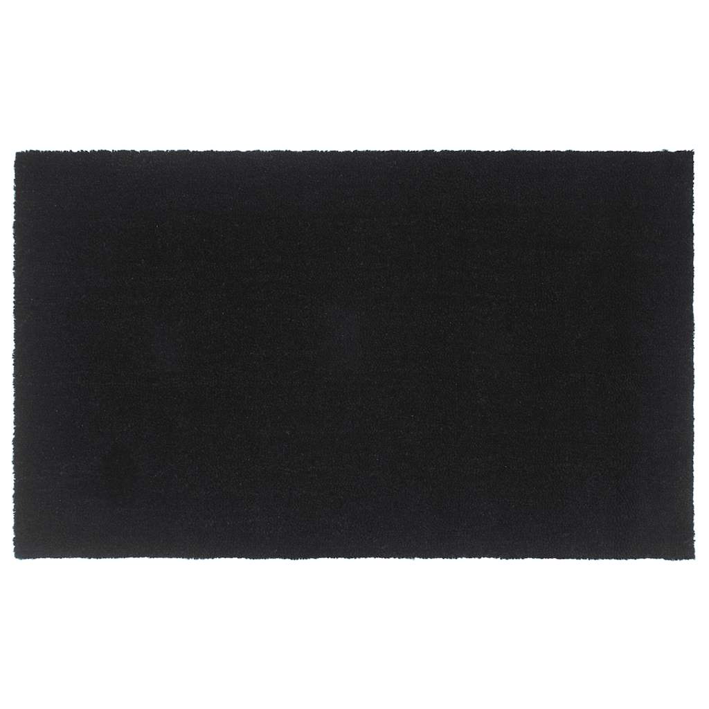 Uksematt, must, 90 x 150 cm, flokeeritud kookoskiud