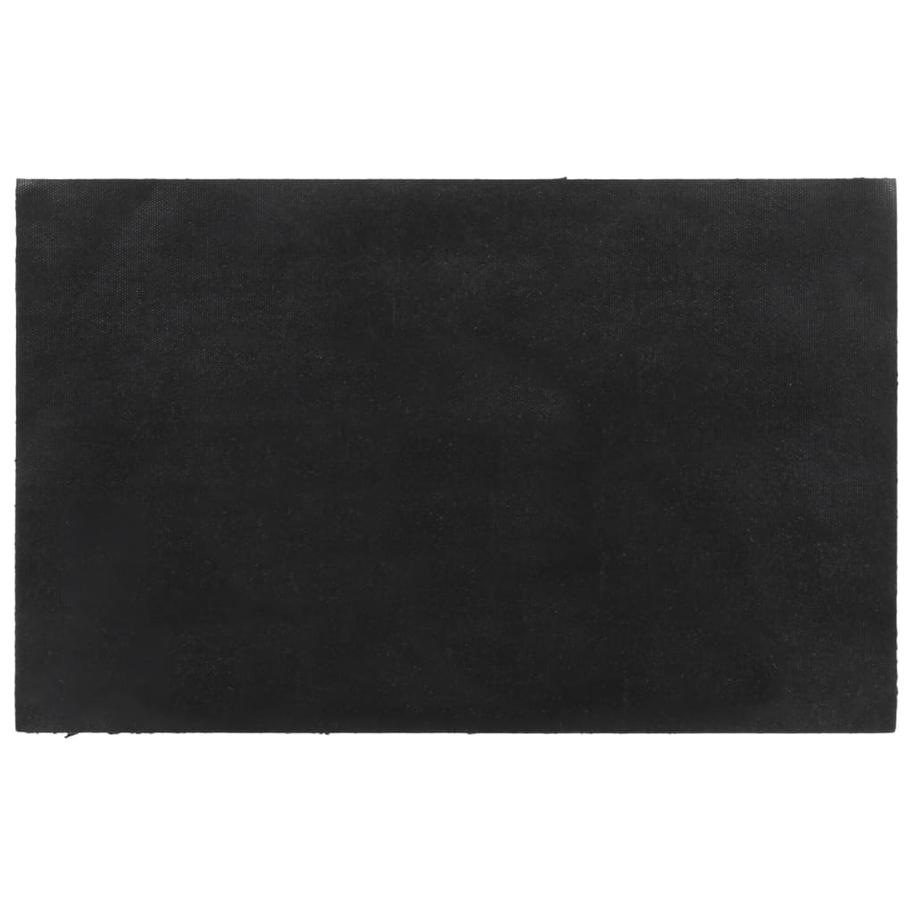 Uksematt, tumehall, 50 x 80 cm, flokeeritud kookoskiud
