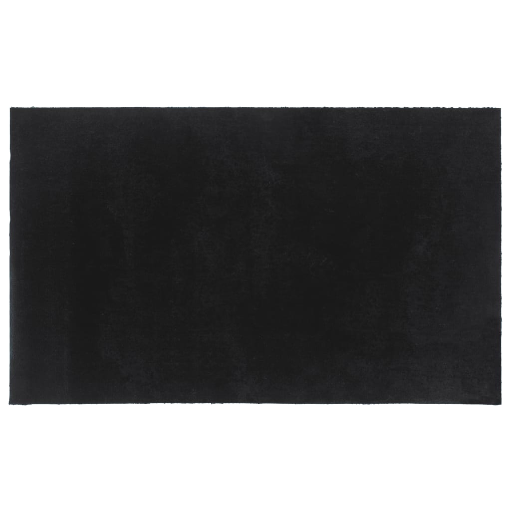 Uksematt, tumehall, 90 x 150 cm, flokeeritud kookoskiud