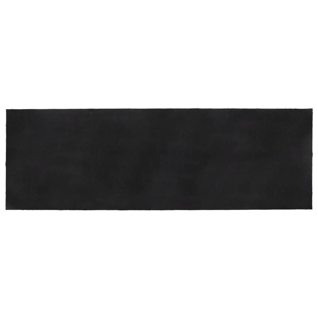 Uksematt, tumehall, 100 x 300 cm, flokeeritud kookoskiud