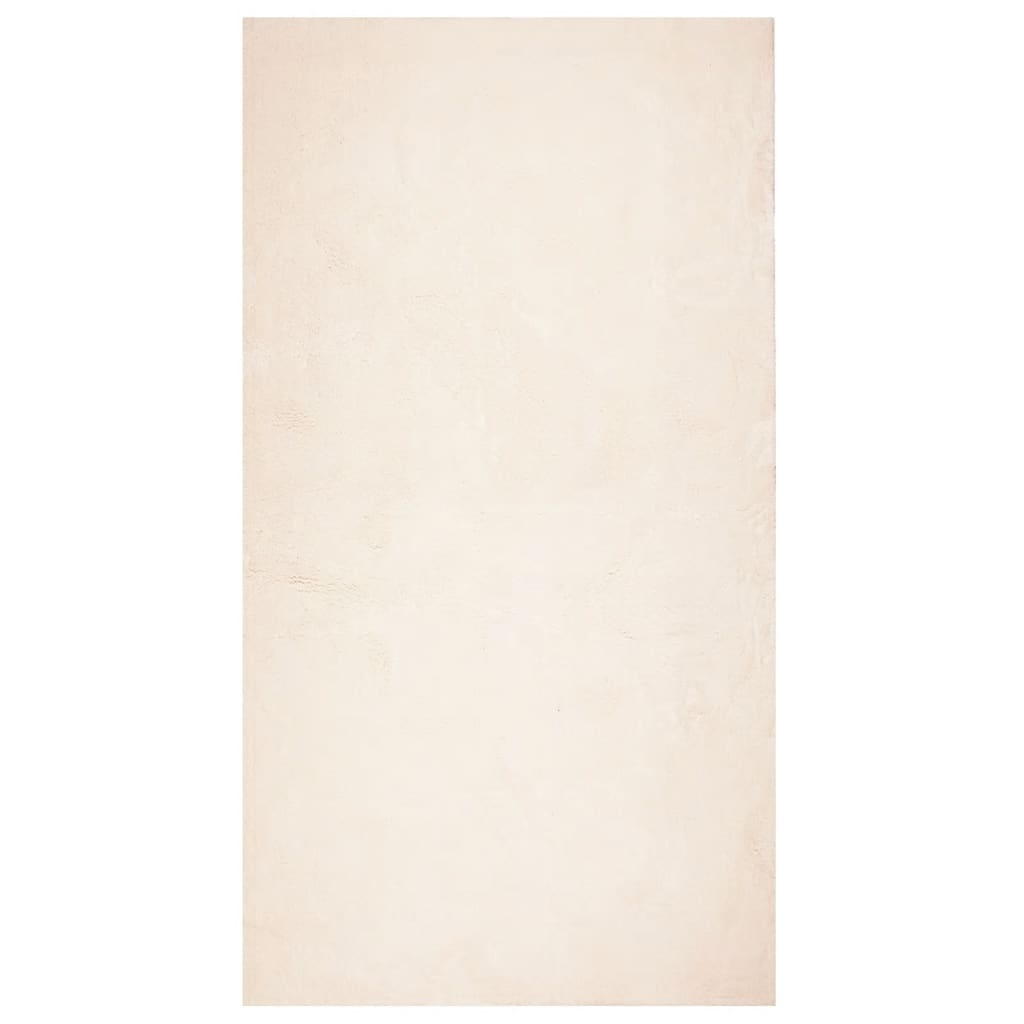 Vaip "HUARTE", lühikese narmaga, pestav, beež, 80 x 150 cm