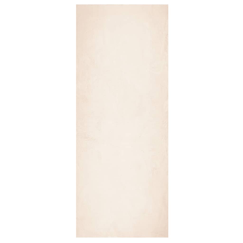 Vaip "HUARTE", lühikese narmaga, pestav, beež, 80 x 200 cm