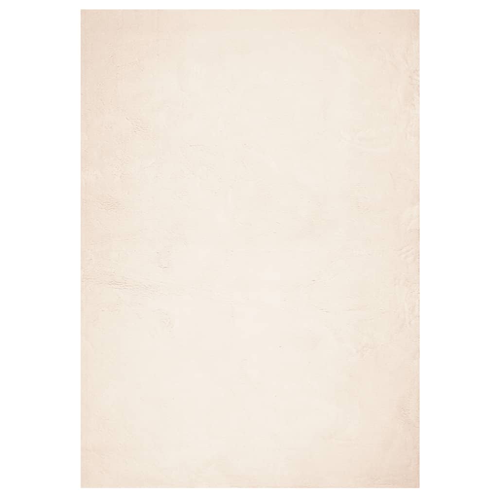 Vaip HUARTE, lühikese narmaga, pestav, beež, 160x230 cm