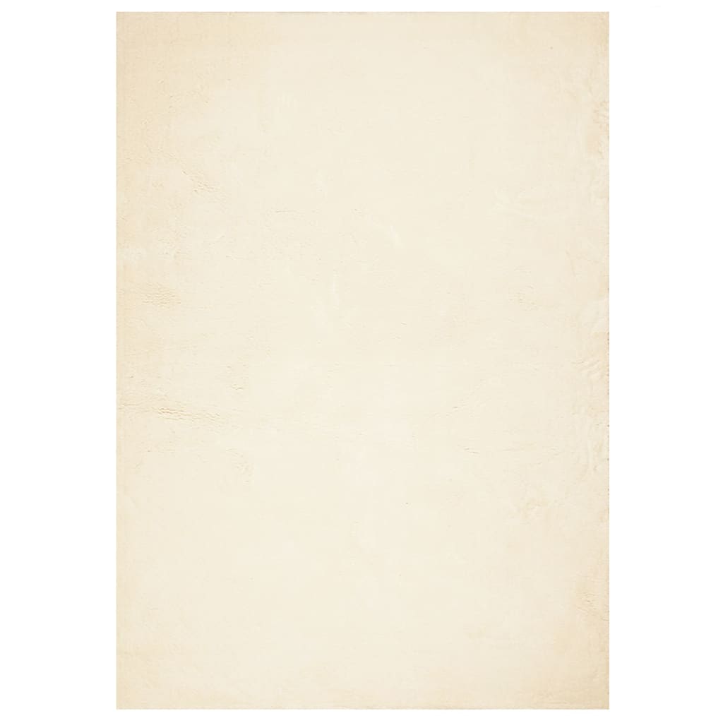 Vaip HUARTE, lühikese narmaga, pestav, kreemjas, 120x170 cm