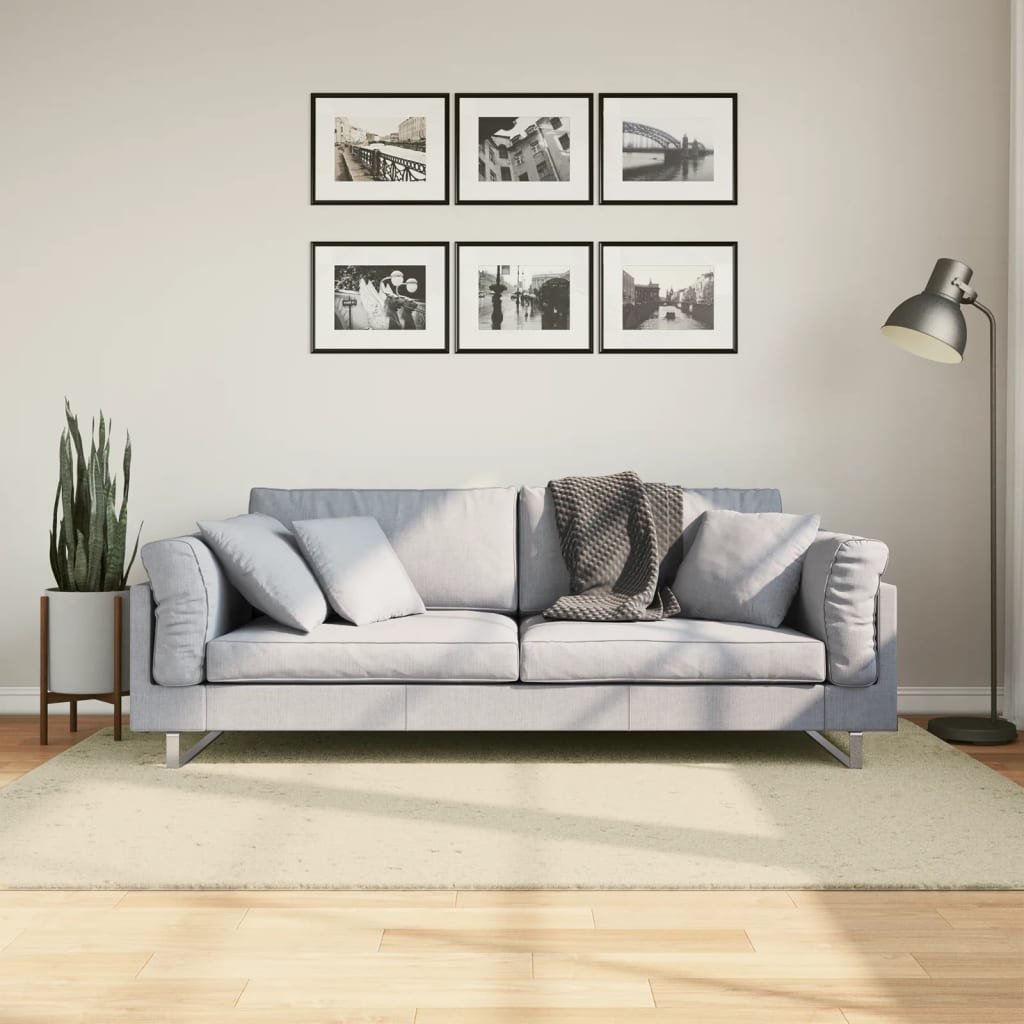 Vaip "HUARTE", lühikese narmaga, pestav, kreemjas, 140x200 cm