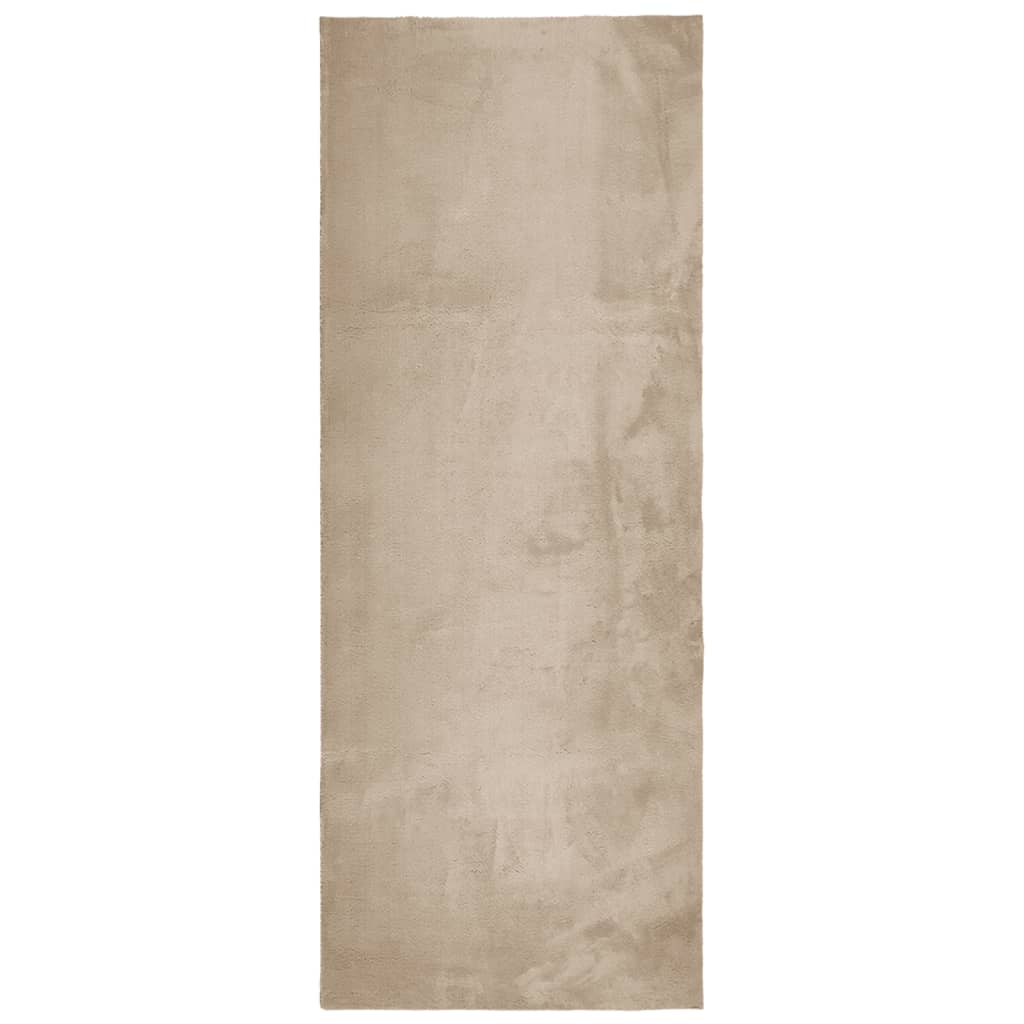 Vaip "HUARTE", lühikese narmaga, pestav, liivakarva, 80x200 cm