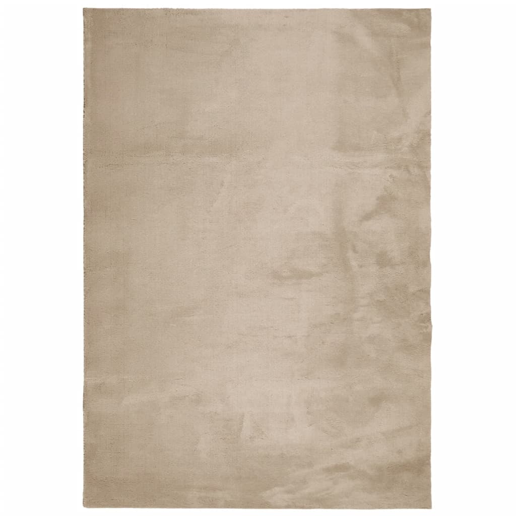 Vaip "HUARTE", lühikese narmaga, pestav, liivakarva, 140x200 cm
