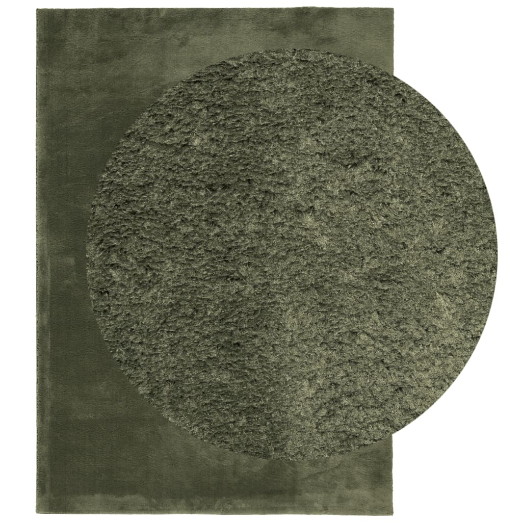 Vaip HUARTE, lühikese narmaga, pestav, metsaroheline, 160x230cm