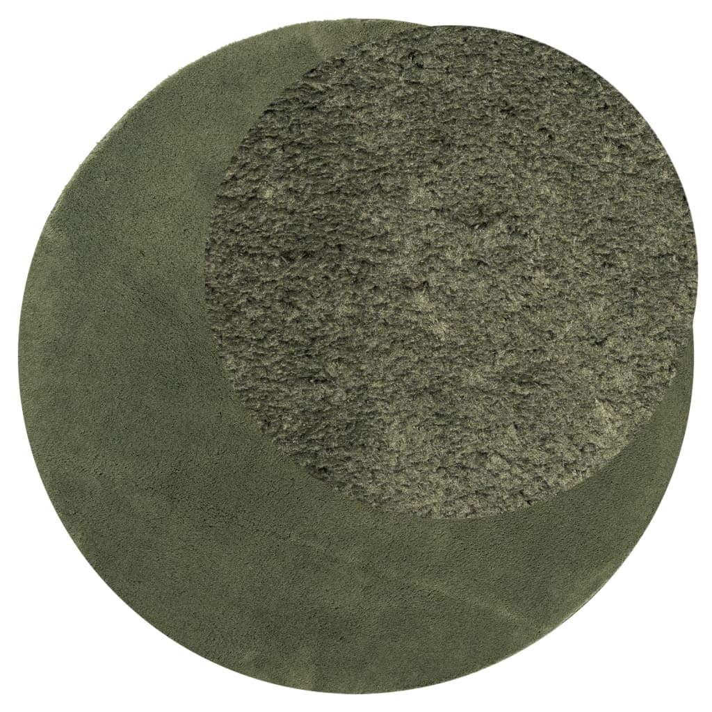 Vaip HUARTE, lühikese narmaga, pestav, metsaroheline, Ø 120 cm