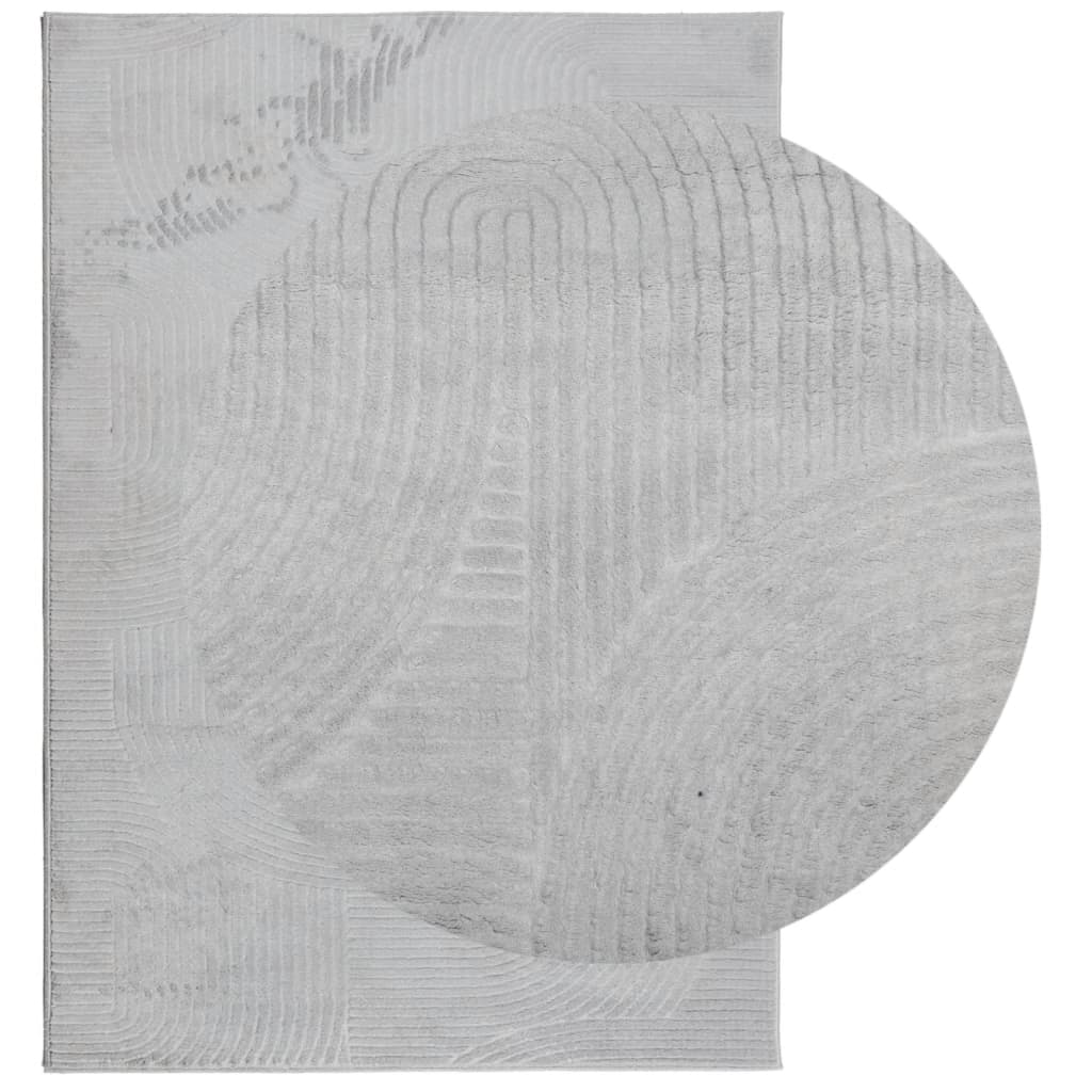 Vaip IZA, lühikese narmaga, Skandinaavialik, hall, 120x170 cm