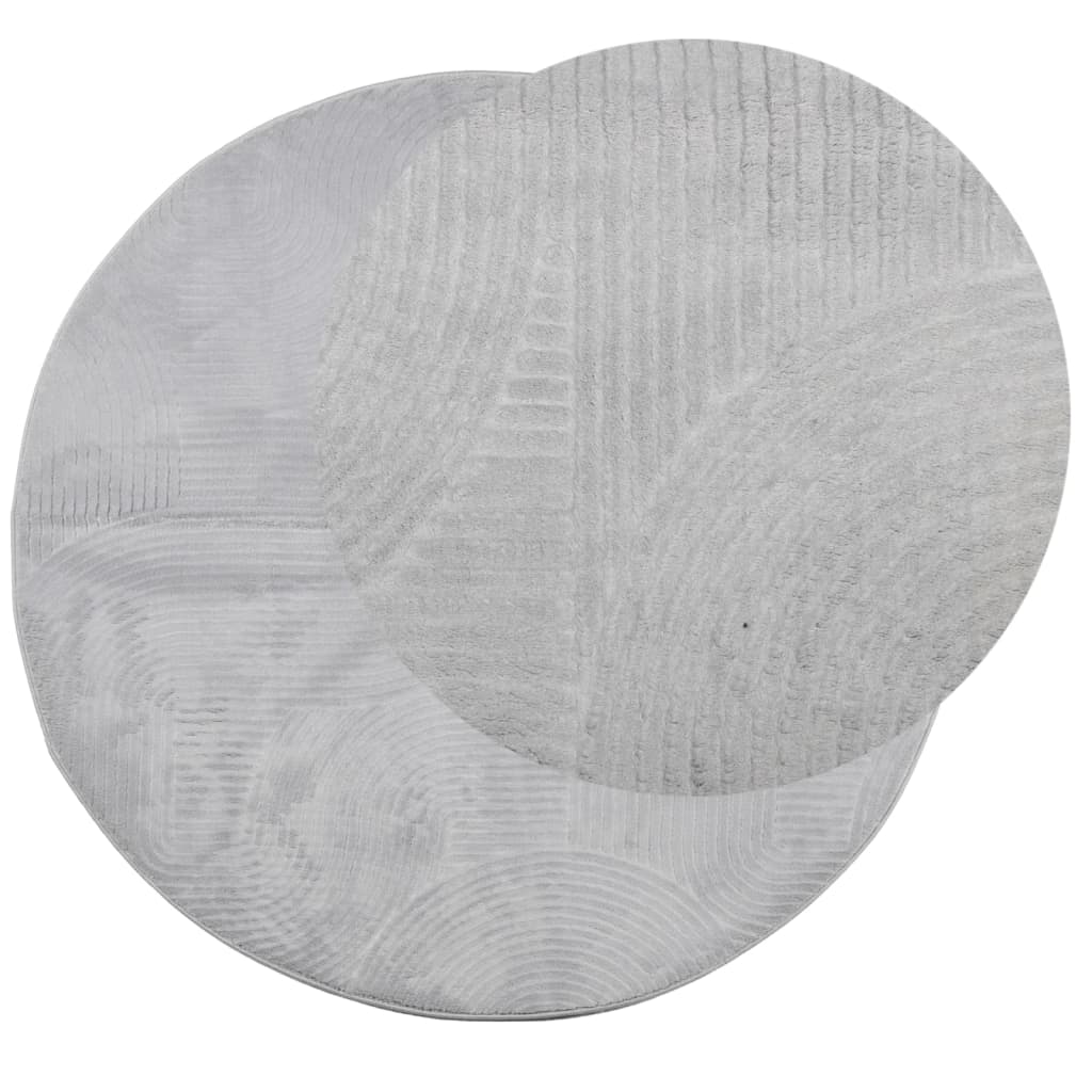 Vaip IZA, lühikese narmaga, Skandinaavialik, hall, Ø 100 cm