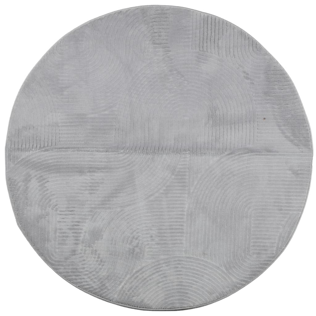 Vaip IZA, lühikese narmaga, Skandinaavialik, hall, Ø 120 cm