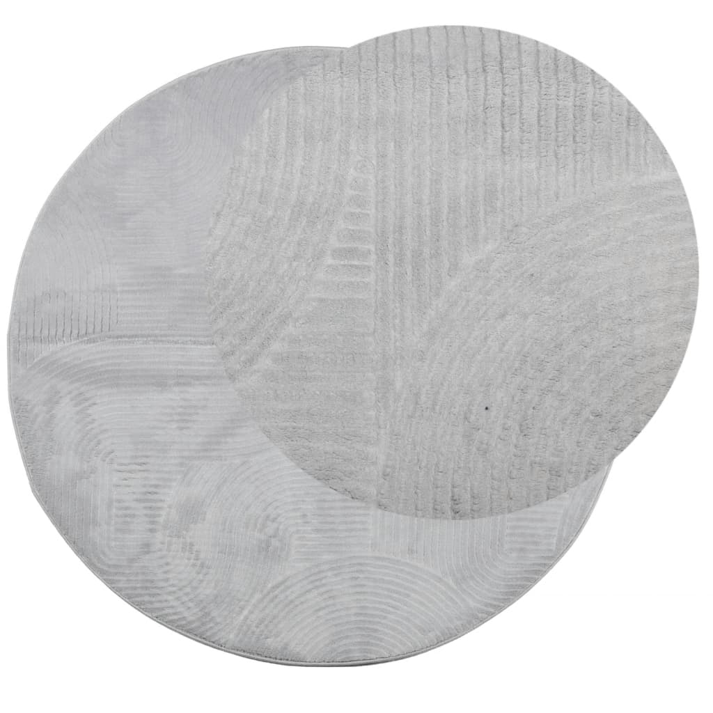 Vaip IZA, lühikese narmaga, Skandinaavialik, hall, Ø 120 cm