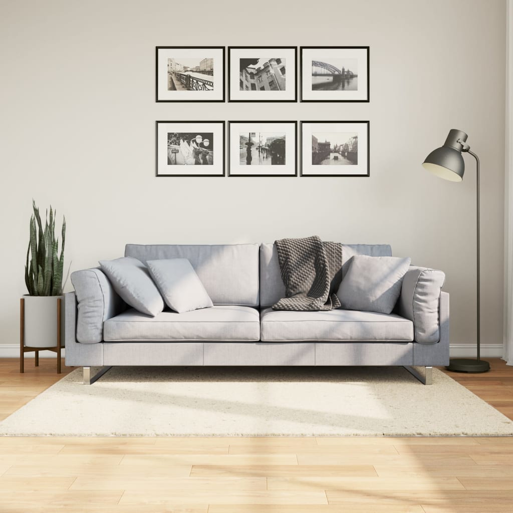 Vaip "OVIEDO" lühikese narmaga, beež, 120 x 120 cm