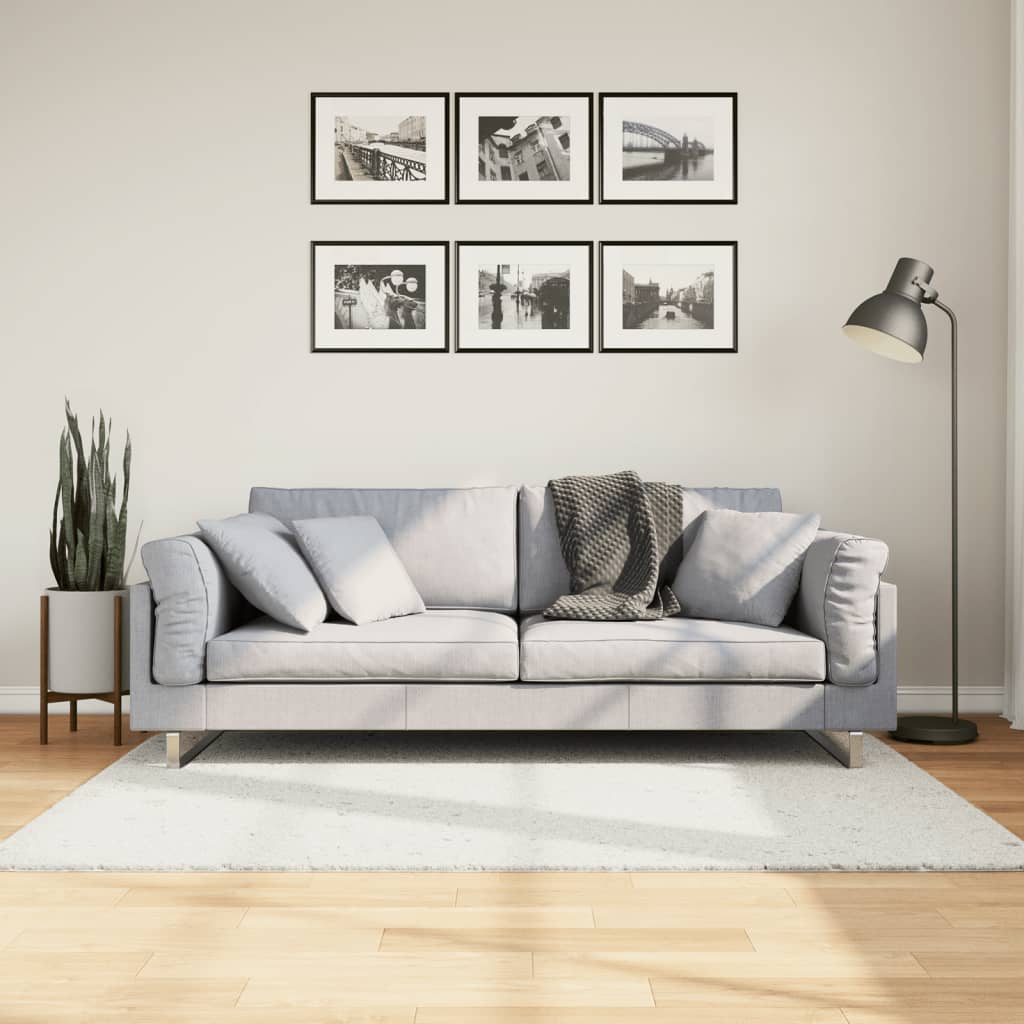 Vaip "OVIEDO" lühikese narmaga, kreemjas, 120 x 120 cm