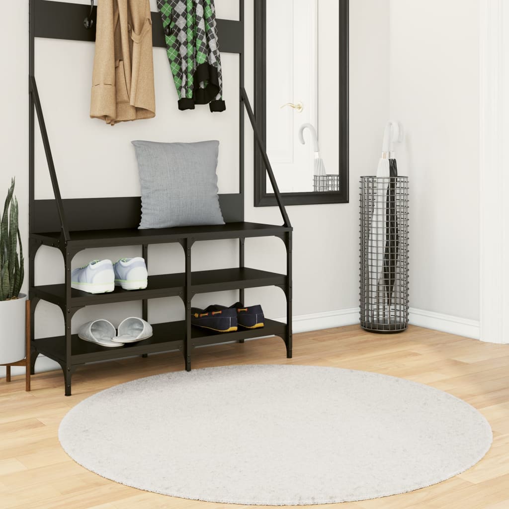 Vaip "OVIEDO" lühikese narmaga, kreemjas, Ø120 cm