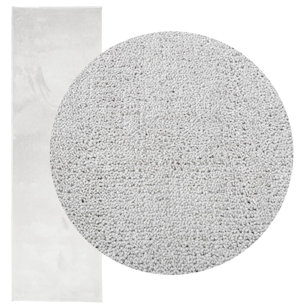Vaip "OVIEDO" lühikese narmaga, hall, 80 x 250 cm